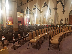 Seating at St. Kieran's Cathedral